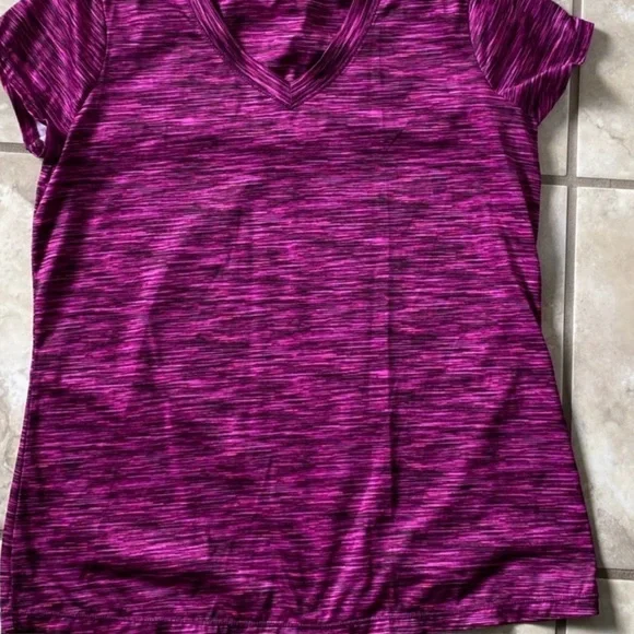 Xersion Women's Vibrant Purple Short Sleeve Tee - Picture 3 of 4